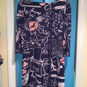 Love letter dress with belt